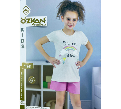 Футболка + шорты для девочек Ozkan 41761