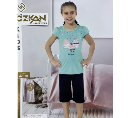 Футболка + бриджи для девочек Ozkan 42030
