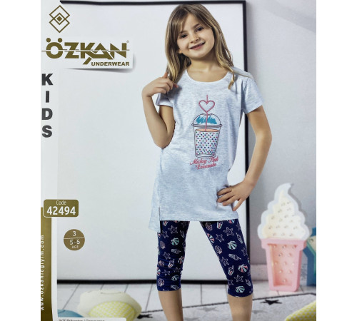 Футболка + легинсы для девочек Ozkan 42494
