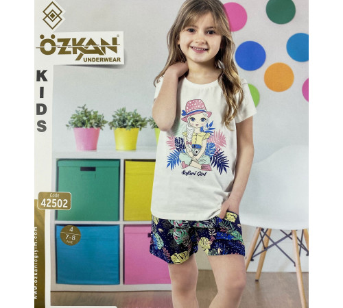 Футболка + шорты для девочек Ozkan 42502